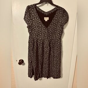 Denim & supply by Ralph Lauren Floral Black Dress